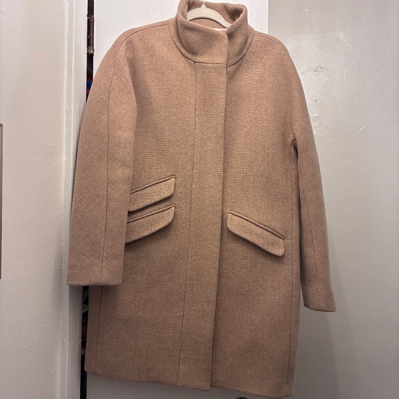 J.Crew Cocoon coat in Italian stadium-cloth wool blend - Picture 3 of 5